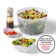 thumbnail image 2 of Starbasix Brand 4.2 QT (4 L) Salad Spinner with Colander, Green, 2 of 5
