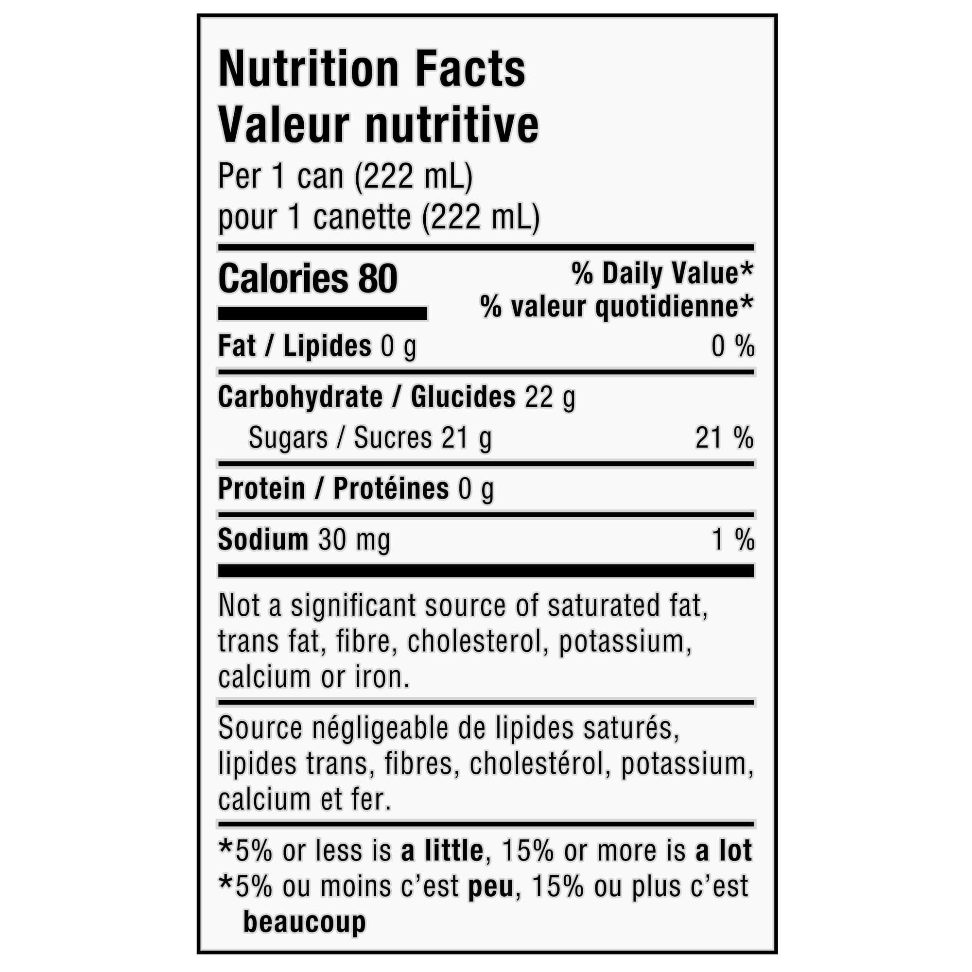 Soda gingembre Canada DryMD - Emballage de 6 mini-canettes de 222 mL
