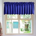 thumbnail image 1 of Aodebiao Blackout Window Valance, 18 Inches Long Kitchen Window Curtains Over Sink Rod Pocket Pattern Valance for Bathroom Bedroom Living Room, 1 of 6