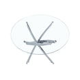 thumbnail image 2 of Heavenly Collection Star Dining Table, Tempered Glass Dining Table, Round Glass Dining Table, Dining Table, Cross Dining Table, 2 of 4