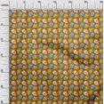 thumbnail image 2 of oneOone Polyester Lycra Rust Brown Fabric Skull Sewing Craft Projects Fabric Prints By Yard 56 Inch Wide, 2 of 4