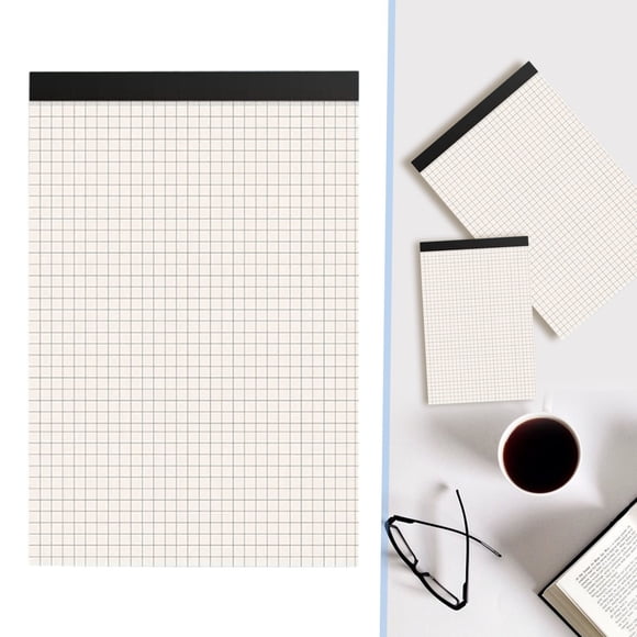 FENGGHAO Graph Paper Pad Grid Ruled Notebook A4 Quadrille Paper for Technical Drawing and Math 80 Sheets
