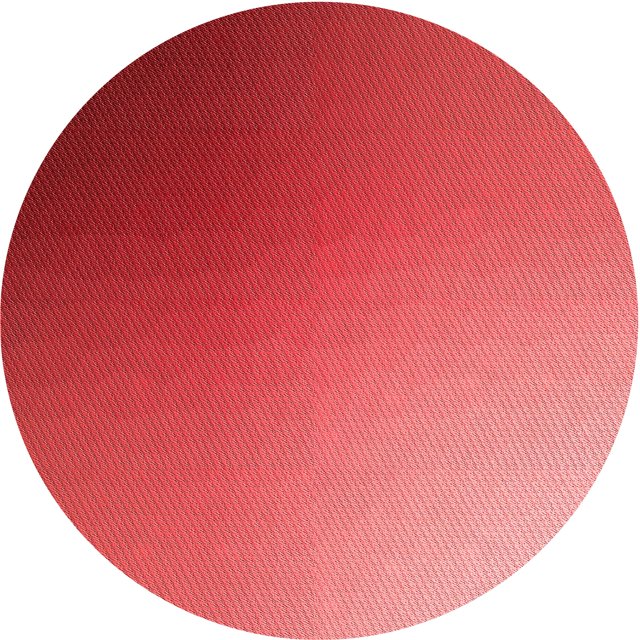 Ahgly Company Machine Washable Indoor Round Transitional Red Area Rugs, 8' Round