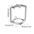 thumbnail image 3 of Oleegame 1PC Hold 6 Coffee Cups And 6 Tea Cup And Saucer Display Rack Modern With Hook Cup Holder For Ornament Silver, 3 of 6