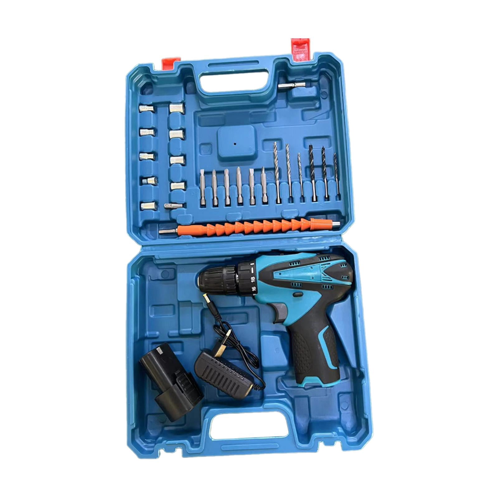 segolike Power Drill Tool Compact Storage Case Impact Driver Electric Drill Tools Set 12V 1 Battery