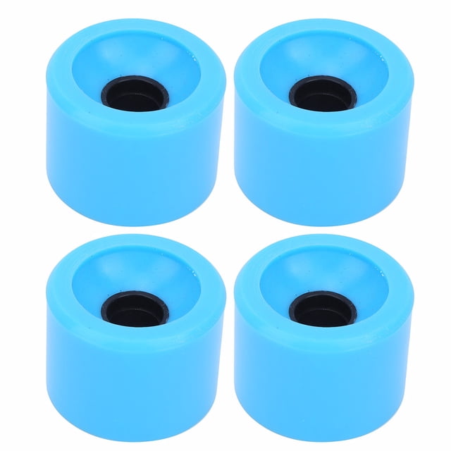 Herwey Accessoire de Planche à Roulettes, Roue à Haute Élasticité, Ensemble de 4 Pcs/ensemble Accessoire de Roue en PU Coloré à Haute Élasticité pour la Plupart des Planches à Roulettes