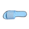 thumbnail image 2 of Cameland Women's Summer New Plus Size Frosted Sequin Line Over Beach Flats Light Sandals, 2 of 6