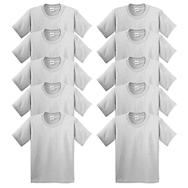 Gildan T-Shirt en Coton Épais pour Garçons - G500B (Lot de 10)