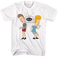 thumbnail image 1 of Beavis and Butt-Head Dancing White T-Shirt, 1 of 2
