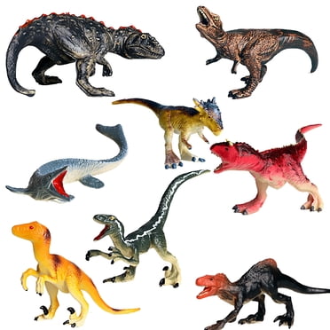 XZNGL Dinosaur Jouets pour Enfants Jouet 8 Pcs Behemoth Dinosaur Modèle Décoration Toy Kid Simulation Dinosaur Jouet