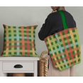 thumbnail image 4 of Soimoi Green polyester Crepe Fabric Check Check Printed Craft Fabric by the Yard 42 Inch Wide, 4 of 4