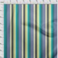 thumbnail image 2 of oneOone Georgette Viscose Fabric Multicolor Stripe Print Fabric BTY 42 Inch Wide, 2 of 3