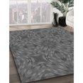 thumbnail image 3 of Ahgly Company Tapis d'Intérieur Lavable à la Machine, Carré, Transitionnel, Gris, Tapis de Zone, 7 Pieds Carré, 3 of 7