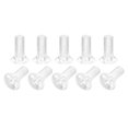 thumbnail image 1 of Unique Bargains M8x20mm Plastic Phillips Machine Screws, PC Flat Head Machine Bolts 10 Pack, 1 of 4