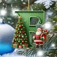 thumbnail image 4 of LSLJS 26 Letters Christmas Tree Decoration Pendant Christmas Tree Ornaments Personalized DIY Christmas Ornaments Christmas Decorations Xmas Tree Hanging Decor Christmas Ornaments, 4 of 5