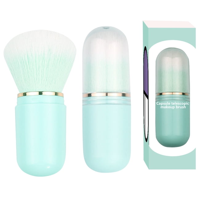Dvkptbk Makeup brush Capsule Retractable Makeup Brush Portable Beauty Tool Makeup Brush