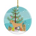thumbnail image 1 of Carolines Treasures  BB2907CO1 Border Terrier Merry Christmas Tree Ceramic Ornam, 1 of 3