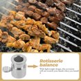 thumbnail image 3 of Lot de 1 Kit de Gril à Rôtissoire en Fer pour Amateurs de Grillades au Barbecue, 3 of 7