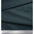 thumbnail image 2 of Soimoi Blue Silk Fabric Semi Circle Geometric Print Fabric by the Yard 42 Inch Wide, 2 of 5