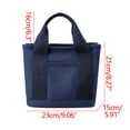 thumbnail image 3 of Fashion Canvas Bag Tote Bag Storage Bag Multi-Pocket Handbag Handle Bag Large Capacity Multi-pocket Handbag, 3 of 8