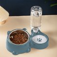 thumbnail image 1 of Fridja Sales Cats Bowl Two In one Drinking Water Dog Water Bowl Rice Bowl Pet Bowl Drinking Water Feeding All one Suitable for Dogs and Cats To Live and Drink Water, 1 of 6