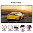 thumbnail image 3 of lionlar 16:9 /4:3 Portable Foldable Projector Screen Wall Mounted Home Cinema Theater Projection Screen 60 in(133x75cm) 16:9, 3 of 9