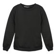 thumbnail image 4 of lionlar Chandail pour Homme en Molleton Uni Haut de Survêtement Chandail Col Rond Noir G L, 4 of 9
