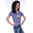 thumbnail image 2 of Moomaya T-shirt à Manches Courtes pour Femmes avec Col Rond, Écusson à Paillettes, Coupe Décontractée - 1O, 2 of 7