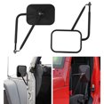 thumbnail image 3 of Rear View Mirror, 2Pcs 7.7inch Car Rearview Mirrors Fits for   CJ YJ TJ JK JL Door Hinge Mirrors, 3 of 8