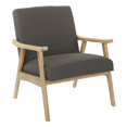 thumbnail image 1 of Weldon Chair in Klein Charcoal Gray Fabric with Brushed Finished Frame, 1 of 4