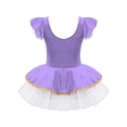 thumbnail image 2 of Kvysinly Robe Tutu de Ballet pour Filles Enfants Costumes d'Halloween Robe de Princesse Vintage Déguisement Tenue de Fête Violet 12, 2 of 5