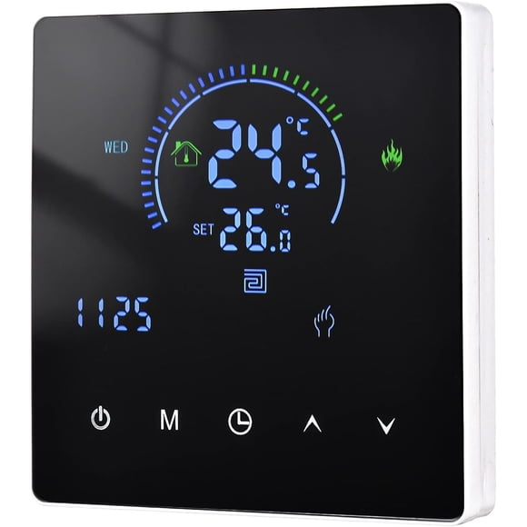 WiFi smart thermostat electric floor heating water gas boiler temperature wireless remote control, provided by Tuya Google Home Alexa