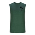 thumbnail image 4 of EGNMCR Débardeurs Homme Homme Décontracté Mode Chandail Sans Manches Col Rond Débardeur de Sport, 4 of 5