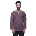 thumbnail image 1 of Atasi Indian Traditional Kurta For Men Keyhole Neck Short KurtaShirtFor Boys, 1 of 1