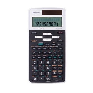 Sharp EL531XTWH Calculatrice scientifique pour le lycée & Utilisation au collège, 273 Fonctions, 10-Digit Affichage, entrée D.A.L., 2 Modes, statistiques & Fonctions de mémoire