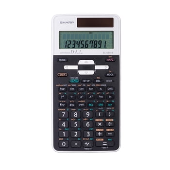 Sharp EL531XTWH Scientific Calculator for High School & College Use, 273 Functions, 10-Digit Display, D.A.L. Input, 2 Modes, Statistics & Memory Functions