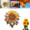 thumbnail image 2 of YDLCAFD Decorative Beads String Sunflower Acrylic Window Hanging Sunflower P Lant Wall Decorations Sunflower Hanging Decoration Acrylic Flower Window Panel Wall Outdoor Garden, 2 of 9