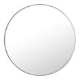 thumbnail image 1 of Elegant Lighting MR4033S 24 Po. Miroir Rond à Cadre en Métal Eternity, Argent, 1 of 2