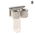 thumbnail image 1 of 1X Metal Spring Pen Holder With Pocket Clip Doctors Nurse Holders Pen Uniform D8F3, 1 of 9