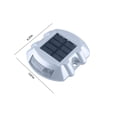 thumbnail image 3 of Fwttom Solar Light, Solar Road Spike Light, Night Lamp with Reflector, Smart Charging, Flashing & Constantly 2 Lighting Modes（This Model of The Weil Always-on Mode Light）, Ip68 W, 3 of 6