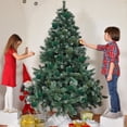 thumbnail image 4 of PEONAVET Christmas Decorations 12 Piece Flocked Christmas Balls Christmas Decoration SetMultiple Styles Of Christmas Tree Decorations Can Also Be Used for Other Party, 4 of 6
