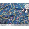 thumbnail image 2 of Soimoi Silk Fabric Dry Tree,Leaves & Flower Panel Print Sewing Fabric Yard 42 Inch Wide, 2 of 3