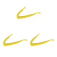 thumbnail image 2 of maskred Eyewear Retainer Durable Strap Goggles Float Cord Yellow 43cm 3Set, 2 of 6