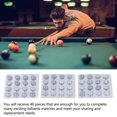 thumbnail image 3 of 48Pcs 14mm Billiard Cue Tips, Snooker Pool Cue Stick Tips Replacement Billiard Accessories, 3 of 8