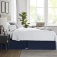 thumbnail image 2 of SGI Bedding 9 Inch Pleated Bed Skirt | Microfiber Bed Skirt | Fade Resistant, Wrinkle Free, Anti-static, Decorative, Extra Storage Space, Clutter-Free | King, Navy Blue, 2 of 6