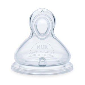 NUK Smooth Flow Anti-Colic Nipples, Size 1 (0+ Months)