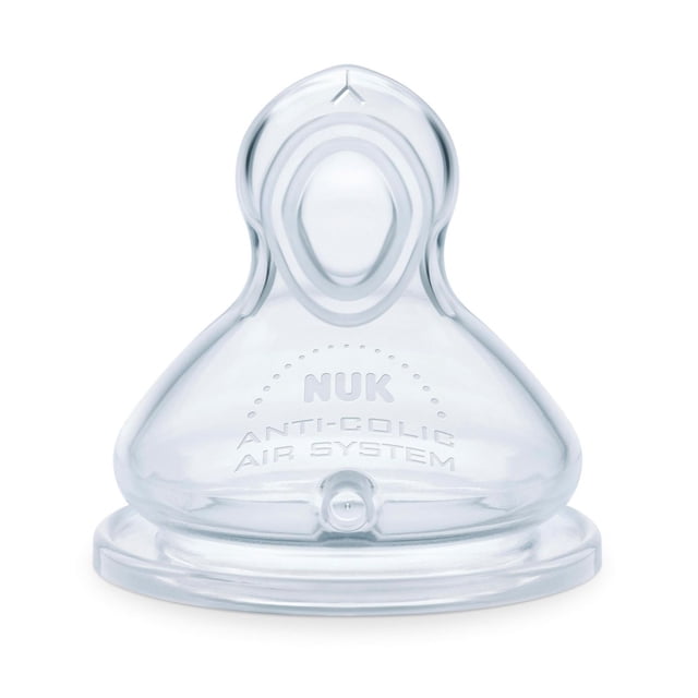 NUK Smooth Flow Anti-Colic Nipples, Size 2 (6+ Months)