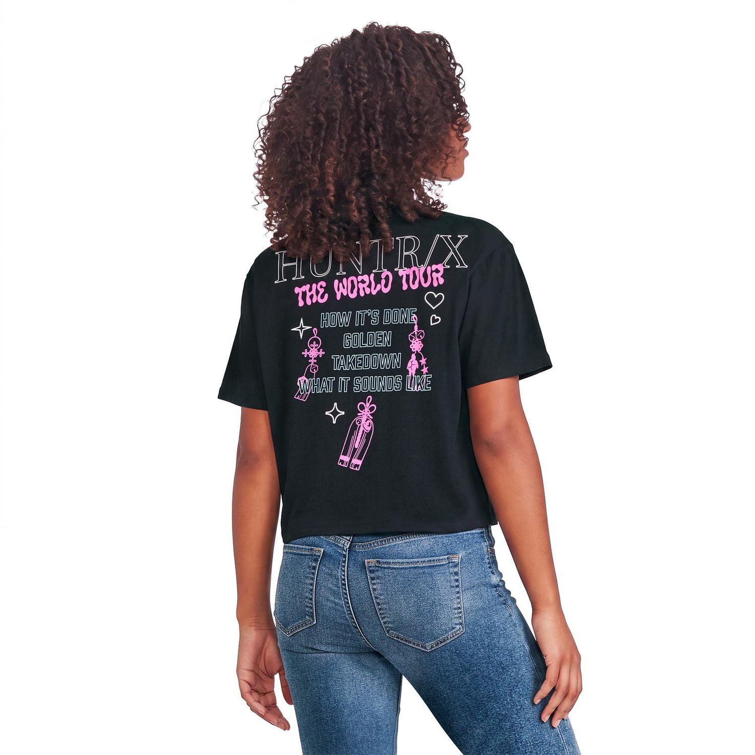 Kpop Demon Hunters Women's Huntrix Cropped T-Shirt