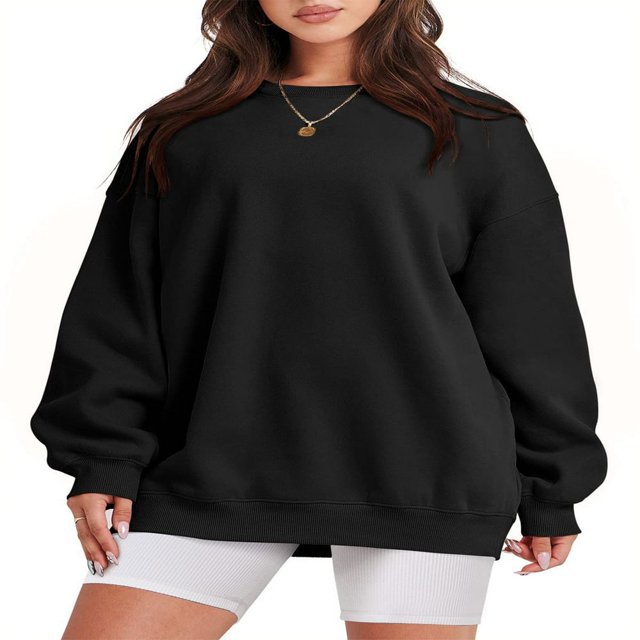 Sweats Surdimensionnés à Manches Longues pour Femmes