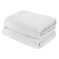 thumbnail image 2 of Fabstyles Super Soft Bath Sheets 2 Piece Set, Extra Large Bath towels, White, 2 of 2